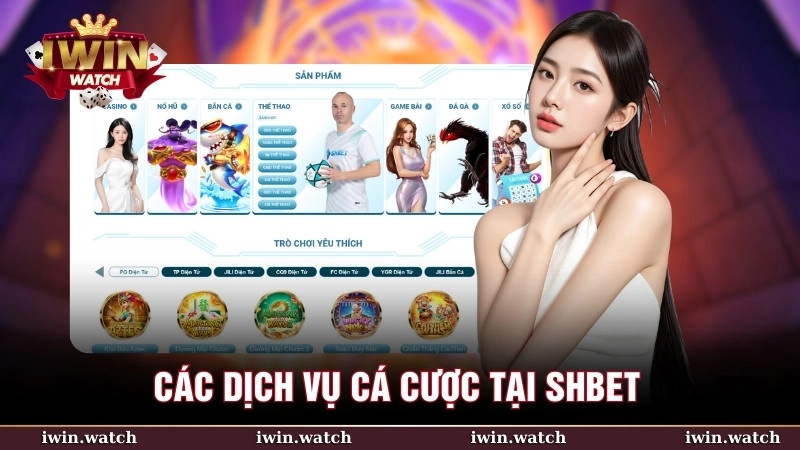 Nhà cái SHBET cung cấp nhiều dịch vụ cá cược hấp dẫn, đa dạng